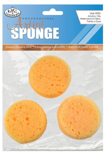 Royal Brush Synthetische Künstlerschwämme, 3 Stück