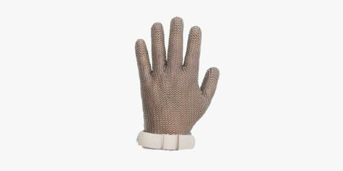 Arcos Guantes de Protección - Guante de Malla Guante de Protección - Acero Inoxidable Size S 240 mm - Color Gris