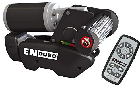 Enduro 11828 Caravan Rangierhilfe, vollautomatisch mit Zahnradgetriebe, EM303A, Black