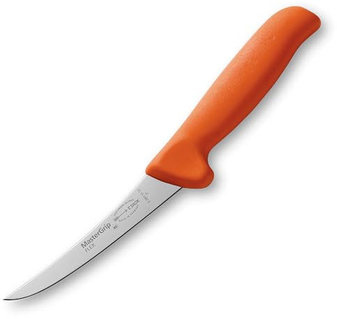 Fleischer-Genossenschaft Ingolstadt Dick - Coltello per disossare, curvato e flessibile, 13 cm