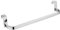 Kibath L322294 Toallero Mueble de baño (36cm). Sin taladros, Fabricado en Acero Inoxidable con Acabado Cromo Brillo