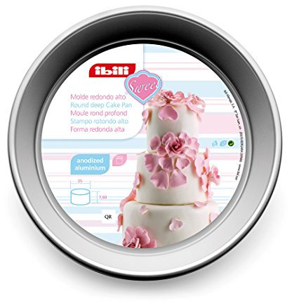 IBILI 815030 - Molde Redondo Alto 30 x 7,60 cm Aluminio anodizado.