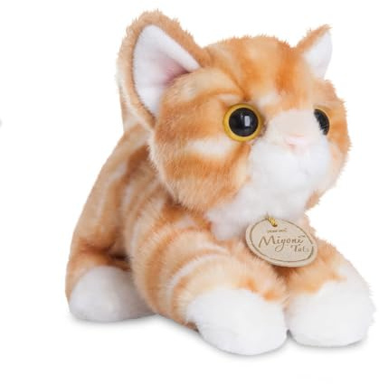 Aurora World 60467 - Plüschtier - Miyoni - Tots orangene Getigerte Katze, 8 Zoll / 20.5 cm