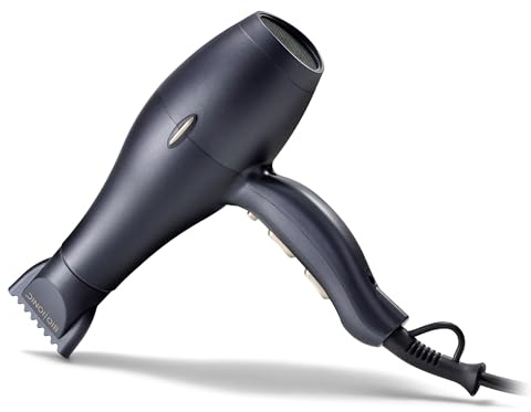 Bio Ionic GoldPro Hair Dryer, Blue, Moisturizing Heat Technology & 24K Gold MX, Ultra-Powerful 1875W AC Motor, Lightweight Blow Dryer with Ergonomic Handle, Multi-Speed Settings