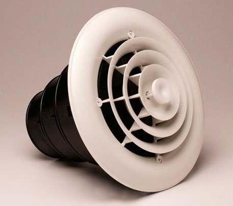 AIRTEC MV360S Round Diffuser Grille for 4/5/6 Duct