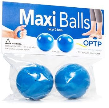 OPTP Maxi Balls Self-Massage Ball Set for Therapy and Strength Exercises, Hand and Foot Roller to Relieve Tension and Rehydrate Connective Tissue