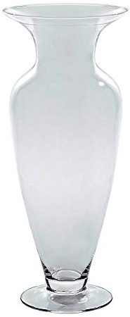 Glasvase Gipar Famous 59cm Blumenvase Amphore Dekoration Gefäß Klarglas Geschenk