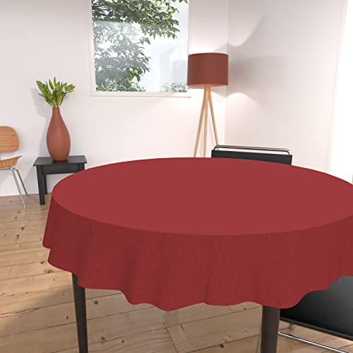 Soleil d'Ocre Napp runda antita 180 cm Alix rouge