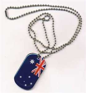 FRIP - DOG TAG Australien Erkennungsmarke Kette Grösse 30 x 50mm