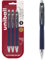Uni-Ball Jetstream Retractable Ball Point Pens,0.7mm, Black Ink, 3-Count