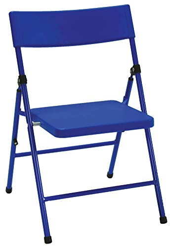 Cosco 14301BLU4E Chaise Pliante pour Enfants, sans pincement, Bleue