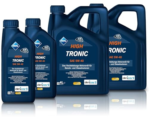 2x 1 L + 2x 4 L = 10 Liter ARAL HighTronic 5W-40 Motoröl
