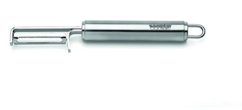 Weis Pendelschäler Gourmet fein, Edelstahl, Silber, 19 x 2.5 x 2 cm