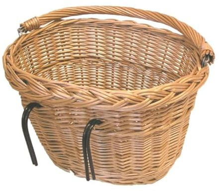 Basil Panier pour vélo BAS90 Mixte Adulte Marron (Brun naturel), Taille Unique