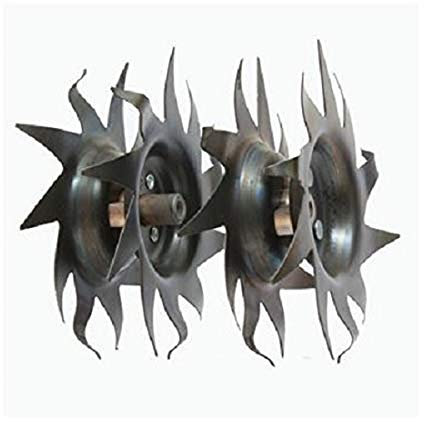 MANTIS 1622 Power Tiller Tines for Gardening Red