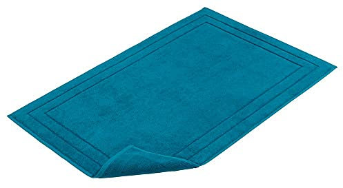 PANA Frottierserie Jessica • Frottee Handtücher Set • 100% Baumwolle • Hautverträglich • Ökotex Zertifiziert • Badteppich • Größe: 60 x 90 cm • Farbe: Petrol