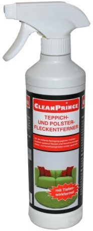 CleanPrince Teppich- et Rembourrage Détachant 500 ml Nettoyages à sec Ketchup Taches de gras Nettoyant textile Nettoyage nettoyant nettoyer Meuble Tissu Surfaces canapé Nettoyage d'ameublement Nettoyant rembourrage tissu Nettoyer Salon Housse canapé canapé Fauteuil Sièges d'auto Housse de siège Tapisserie d'ameublement Coussin de siège tissu Textiles Sgrassatore Sciogli Macchia nettoyant rembourrage Nettoyeur de tapis