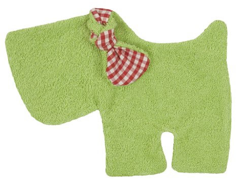 Efie Bio-Schmusetuch Hund – grünes Schnuffeltuch aus 100% Baumwolle (KBA) – GOTS-Zertifiziert, schadstofffrei – handgefertigt in Deutschland – beruhigender Kuschelfreund für Babys