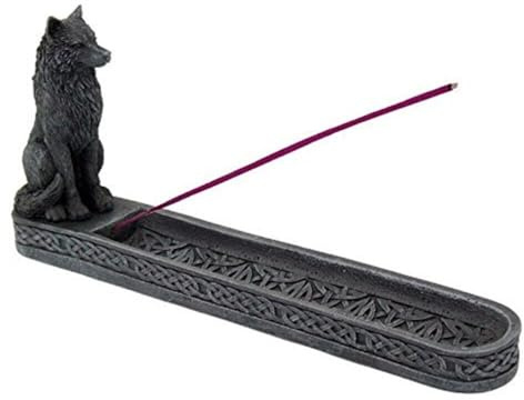 PTC 10 Inch Werewolf Gargoyle Resin Incense Burner Statue Figurine