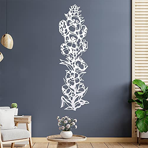 Blumen - Ranken Wandtattoo in 6 Größen - Wandaufkleber Wall Sticker - Dekoration, Küche, Wohnzimmer, Schlafzimmer, Badezimmer
