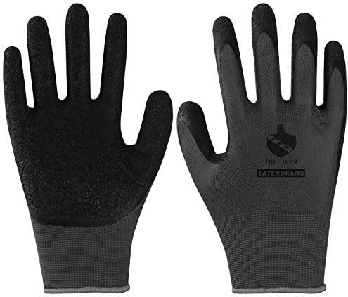 Freiherr v. Burgstall Tatendrang Arbeitshandschuhe - für die Arbeit - EN 388-09/L (10er Pack)