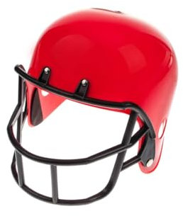 Football Helm rot one Size