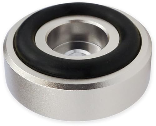 DynaVox 207273 Aluminium Gerätefüsse midi 4er-Set silber