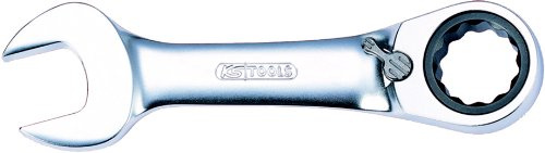 KS Tools 503.4633 Llave combinada de carraca GEARplus, extracorta, 10 mm