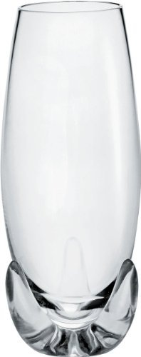 Alessi - FSY02/9 - Bettina Bicchiere per spumanti e Champagne in Vetro Cristallino con Base d'appoggio in Resina termoplastica - Set da 2