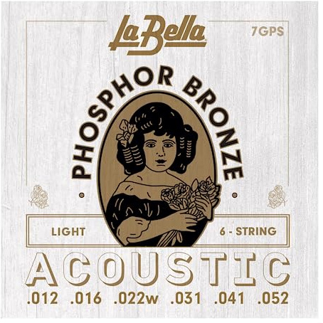 Labella 7GPS Jeu de Cordes pour Guitare 12/52 Taille Light