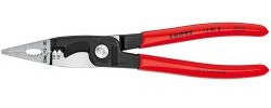 KNP13818 Grip On Knipex 8 Electrical Installation Pliers