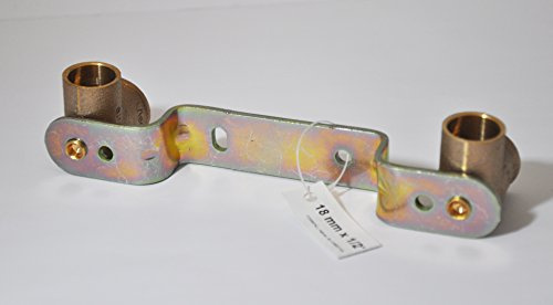 Cornat Löt-Montage-Einheit, 2 Innengewinde, 2 Muffen, A 18 mm, B 1/2Zoll IG, C 150 mm, 1 Stück, rotguss, T54761812