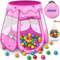 KIDUKU® Tente de Jeu pour Enfants + 100 balles + étui de Transport (Rose)
