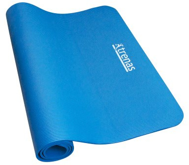 TRENAS Gymnastikmatte Profi 180 x 100 x 1 cm - Blau