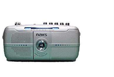 Naks RC-7202 Radio Cassette PORTÁTIL con MICRÓFONO Integrado
