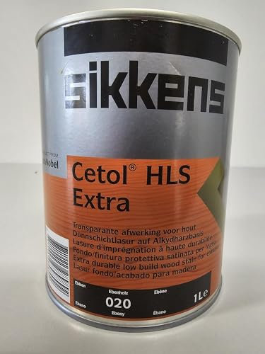 Sikkens Cetol HLS Extra - Alkydharz Speziallasur für außen 1 Liter Ebenholz 020