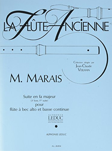 SUITE EN FA MAJEUR FL.BEC ALTO/BASSE CONTINUE (COLL.FLUTE ANCIENNE)