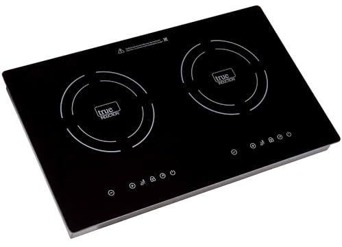 TI-2B 23 inch Built-In Dual Burner Induction Glass-Ceramic Cooktop, 1750W, UL858 Certified