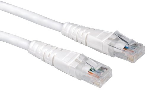 Value Cordon LAN Cat 6 | Câble réseau UTP Ethernet avec connecteur RJ45 | blanc 1 m