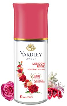 Yardley London Rose Deodorant Roll-On 50ml