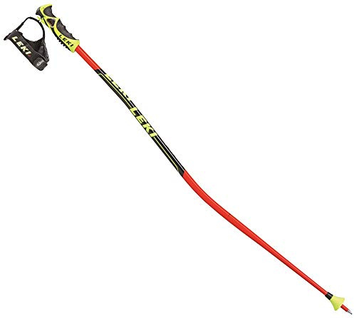 LEKI Bâtons de Ski pour Enfants WC Lite GS TR-s 100 Neon Red