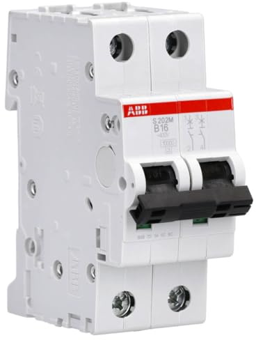 ABB S202M-B16 Sicherungsautomat - S200M - 2P - 16 A - B(AC) 10 kA 2CDS272001R0165