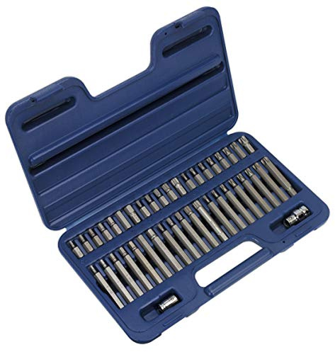 Sealey AK219 TRX-Star Torx Hex Allen Head Spline - 42pc Bit Set 3/8 1/2 Drive