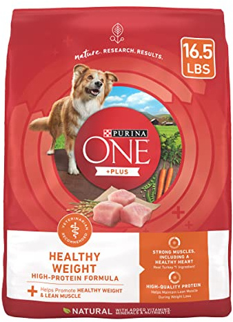 Purina ONE Plus Healthy Weight High-Protein Dog Food Dry Formula - 16.5 lb. Bag