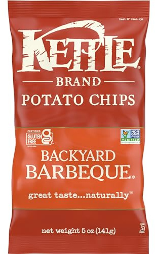Kettle Foods, Potato Chips, Backyard Barbeque, 5 oz (142 g)