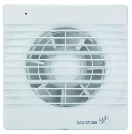 S&P 5210102900 DECOR-200 CR Extractores de Baño, 230V, 50Hz
