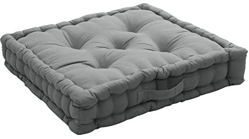 Großes Kissen Lucas 50 x 50 x 10 cm, grau