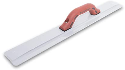 Marshalltown Beveled End Magnesium Hand Float, 61 cm, DuraSoft Handle, Cast Magnesium Blade, Made in USA, 153D | 24 Inch Extruded Magnesium Blade, Beveled Ends, DuraSoft Handle, Smooths Wide Slabs Better Than Wood, Concrete Float, 153D
