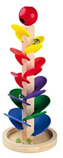 Small Foot Sound Run Rainbow Motor Skills Game for Children Including 4 Marbles from 3 Years Toys, 1187