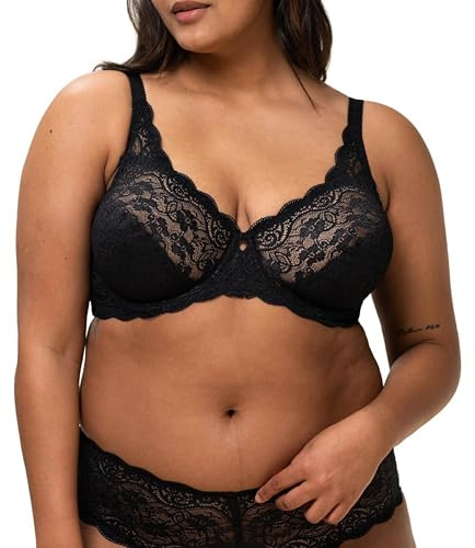 Triumph Womens Amourette 300 W X Bra, Black, 36C UK